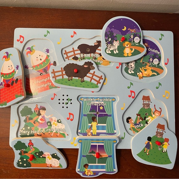 Melissa and Doug nursery rhyme puzzle - Picture 2 of 3